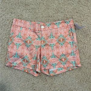 NWT Kaeli Smith Printed Chino Shorts
